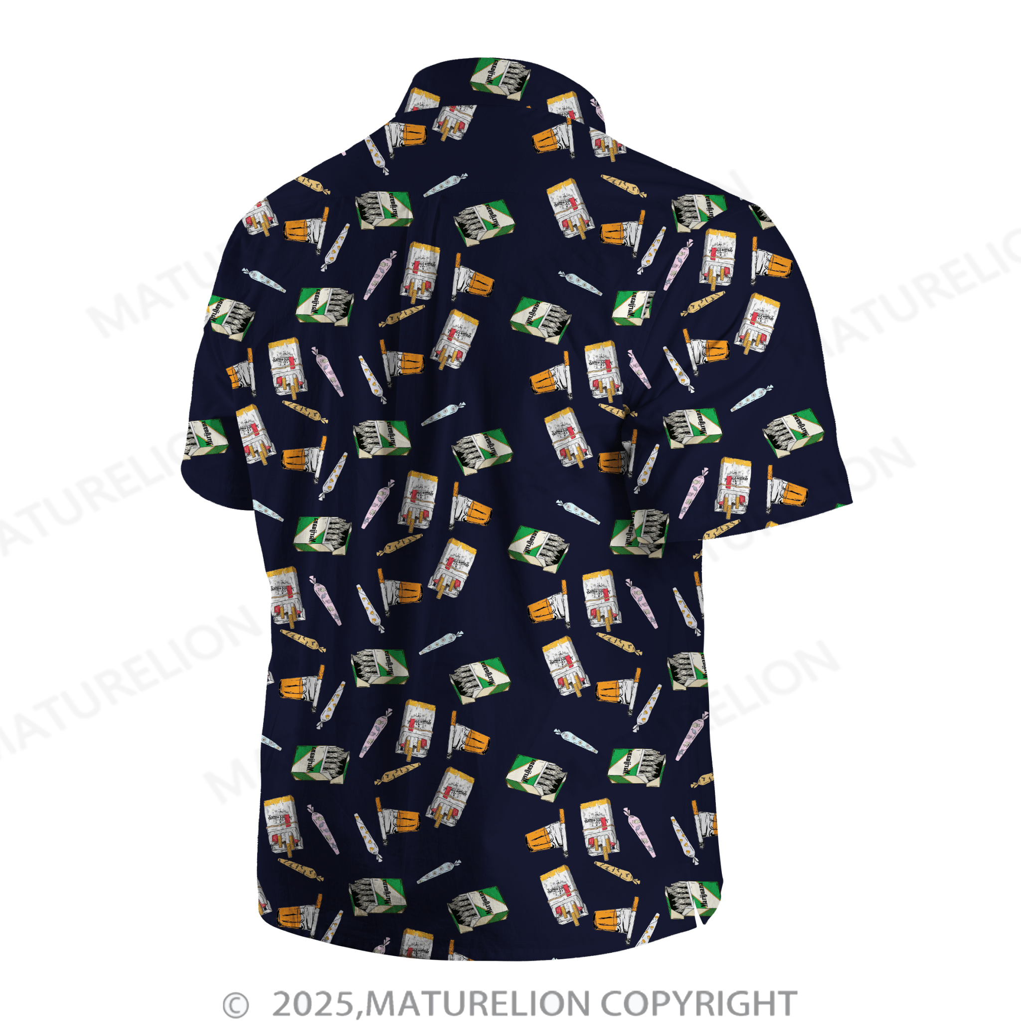 Maturelion Men's Hawaiian Shirt Island Breeze with Sensual Ease Hawaiian Shirt