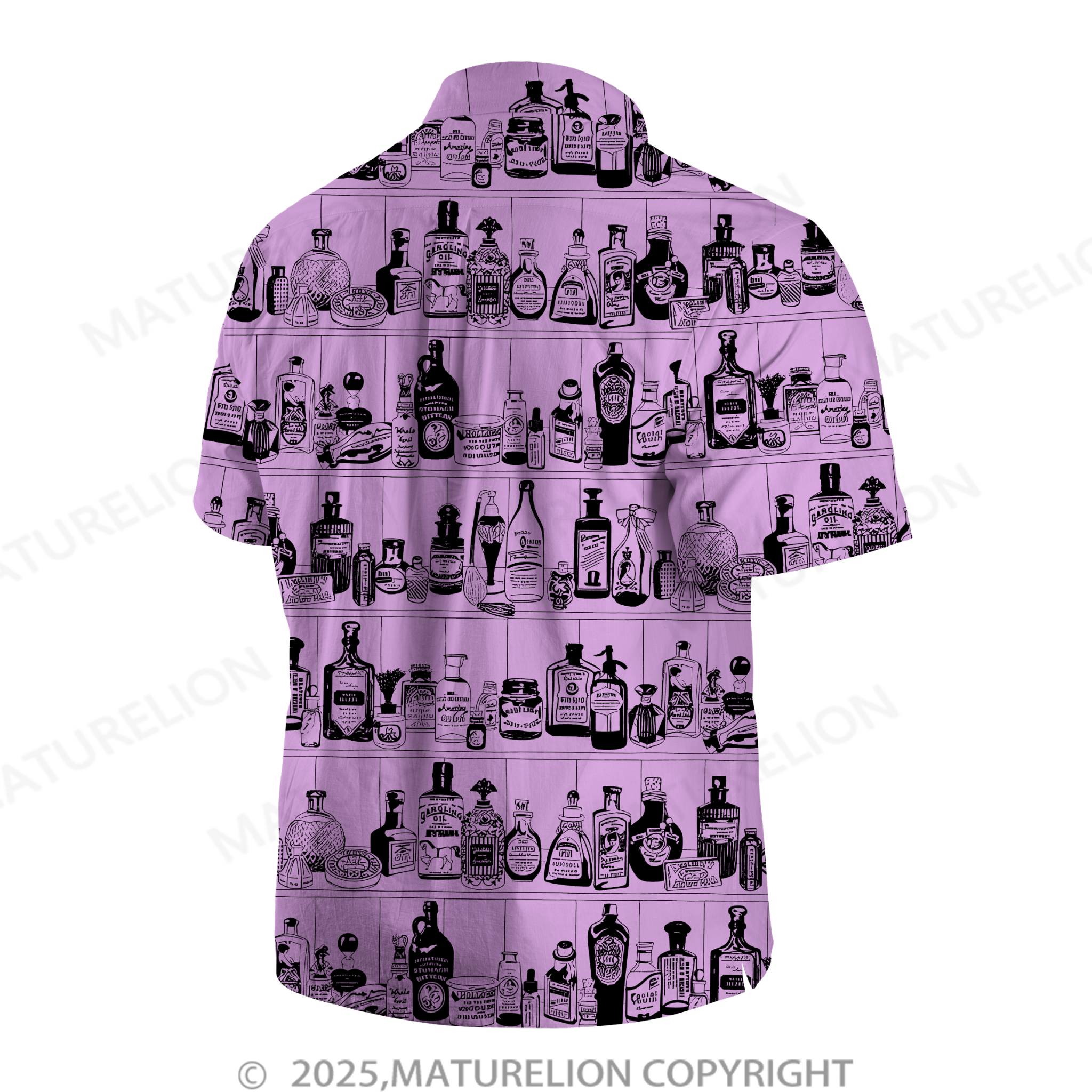 Maturelion Men's Hawaiian Shirt Pacific Flow Hawaiian Shirt