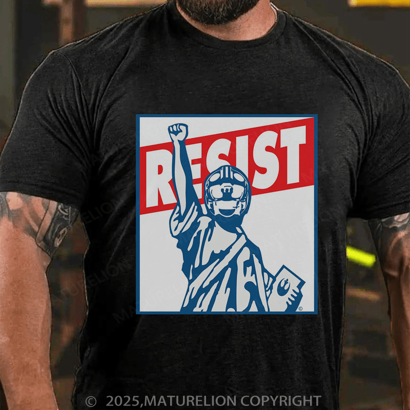 Maturelion Men's T-shirt Resist the Empire T-shirt