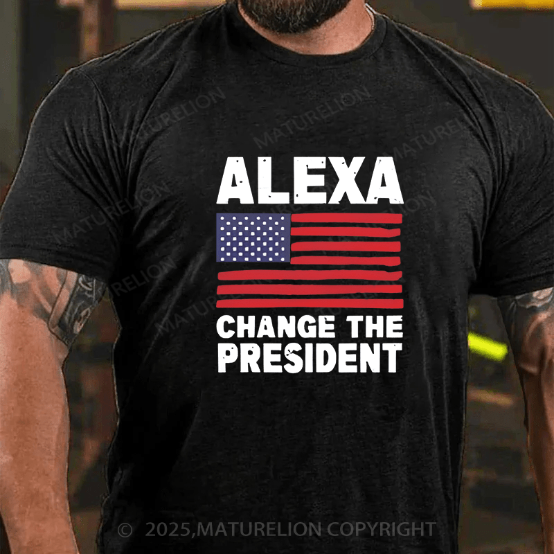 Maturelion Men's T-shirt The President Cotton T-shirt