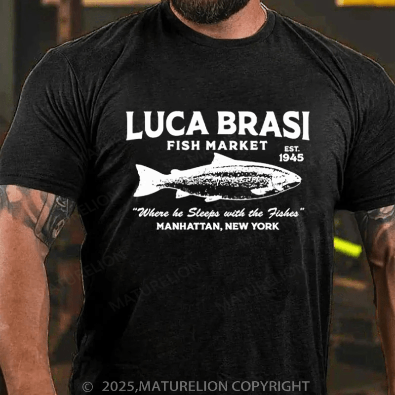 Maturelion Men's T-Shirt Luca Brasi F Cotton T-Shirt