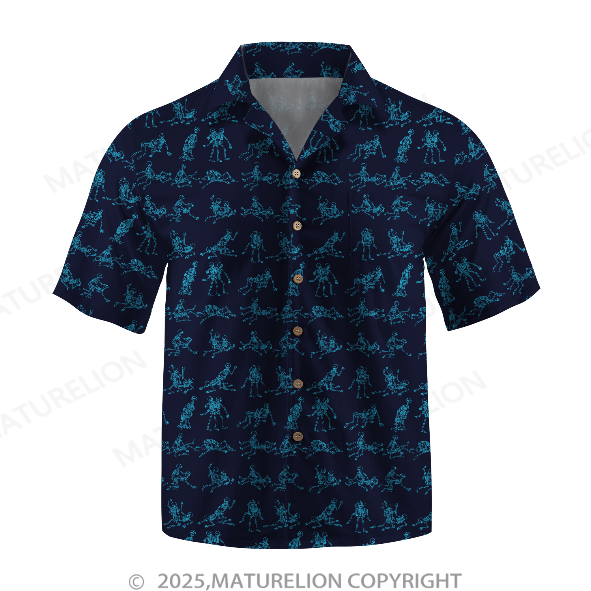 Maturelion Men's Hawaiian Shirt Passion Awaits in Every Breeze Hawaiian Shirt
