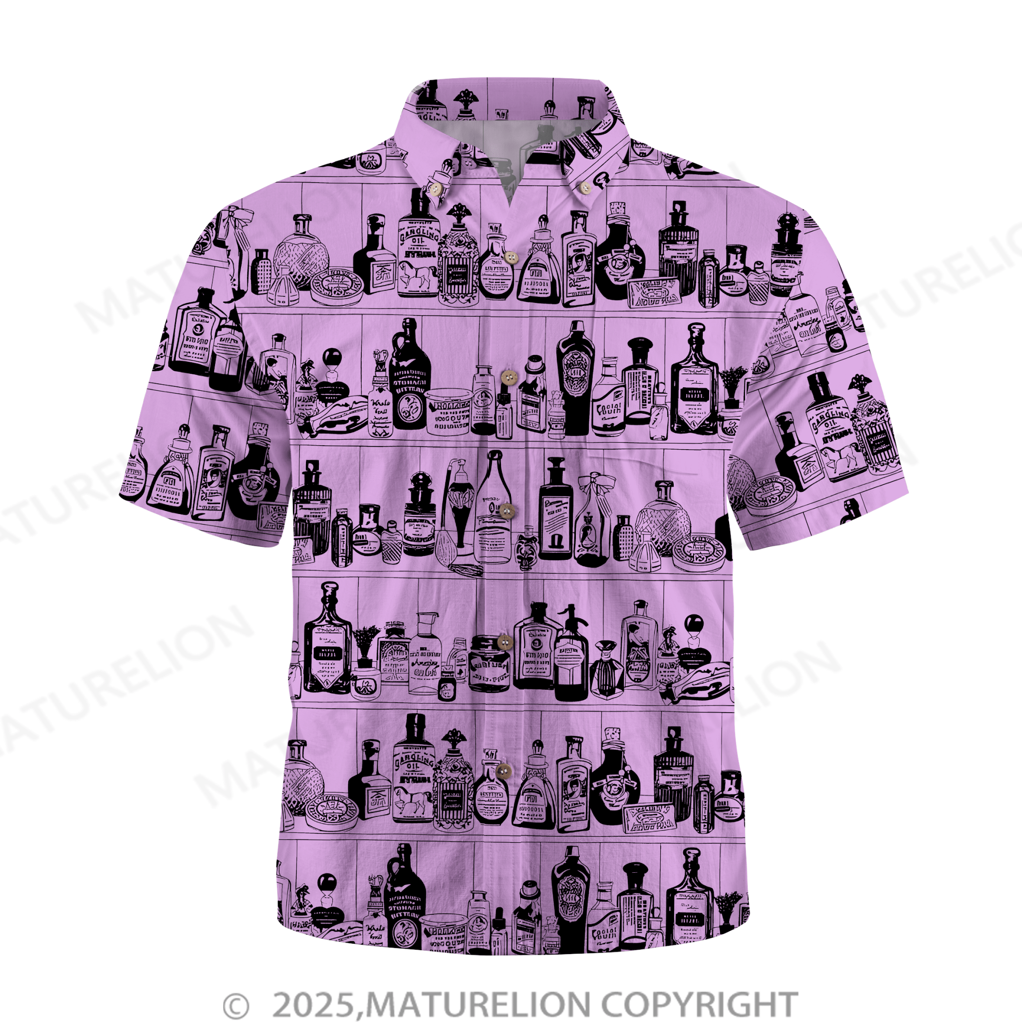 Maturelion Men's Hawaiian Shirt Pacific Flow Hawaiian Shirt