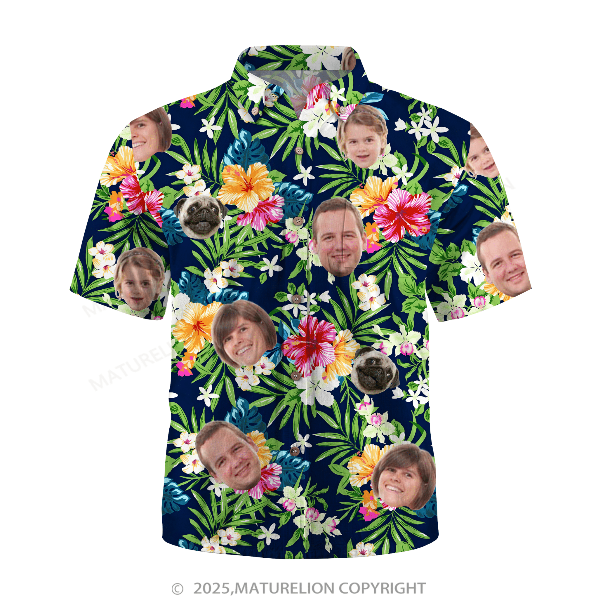 Maturelion Aloha Shirts Hawaiian Shirt with a Personalized Touch Hawaiian Shirt