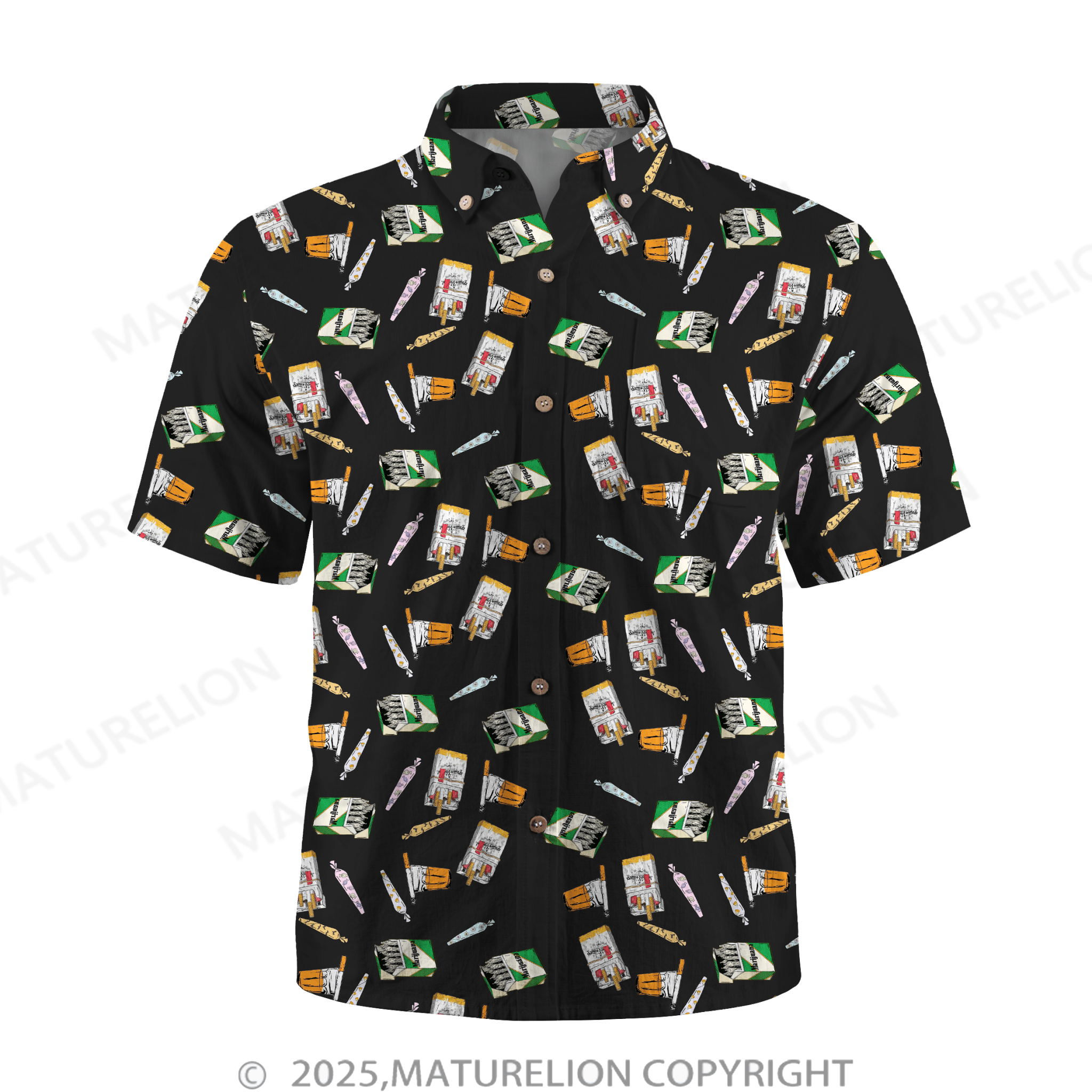 Maturelion Men's Hawaiian Shirt Seduction in the Sand Hawaiian Shirt
