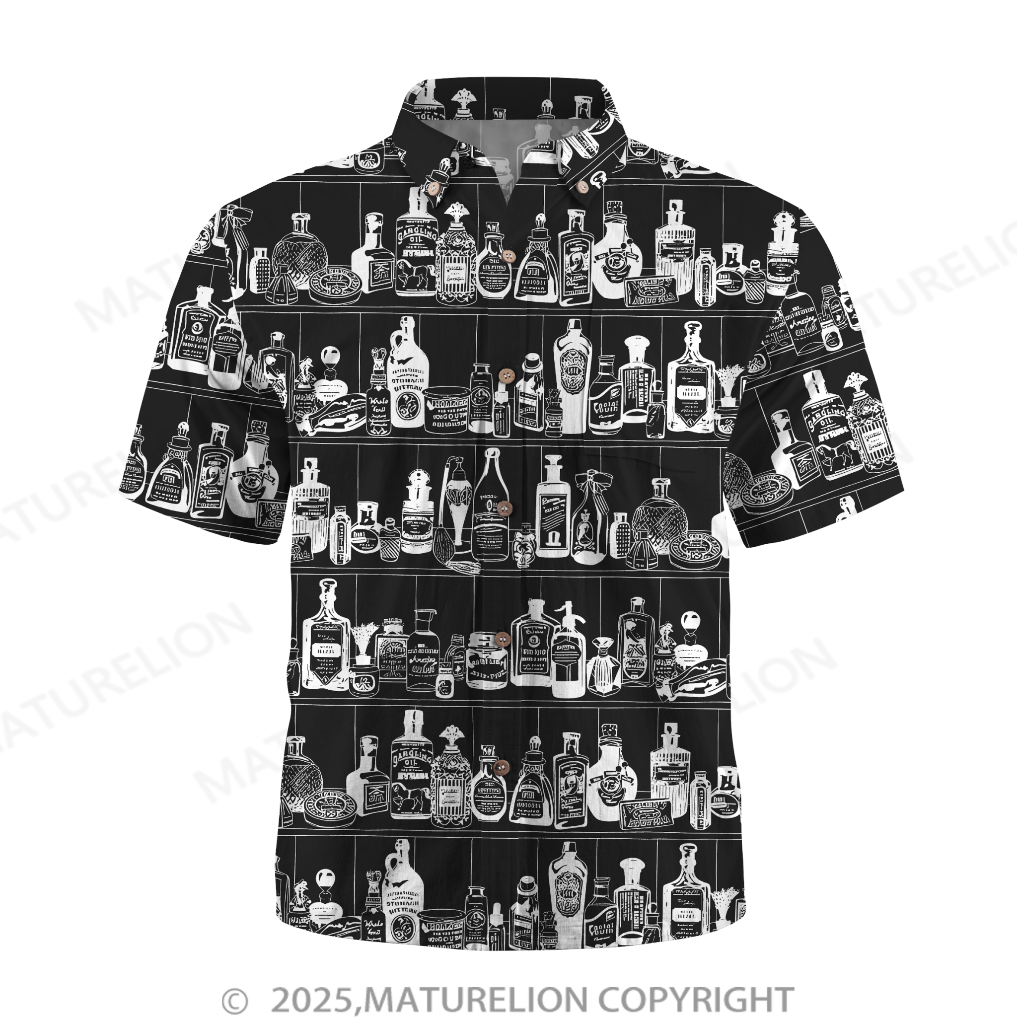 Maturelion Men's Hawaiian Shirt Pacific Flow Hawaiian Shirt