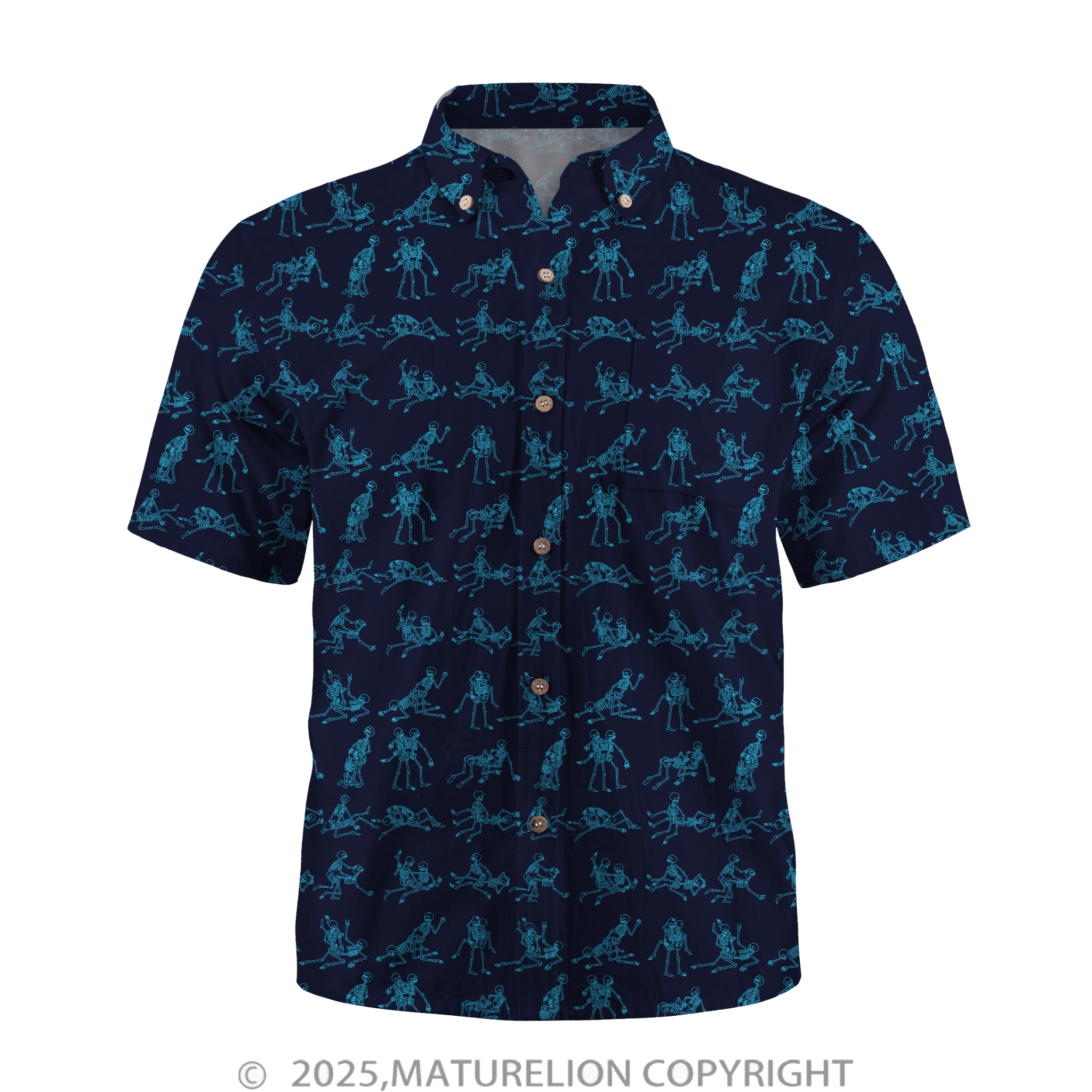 Maturelion Men's Hawaiian Shirt Passion Awaits in Every Breeze Hawaiian Shirt