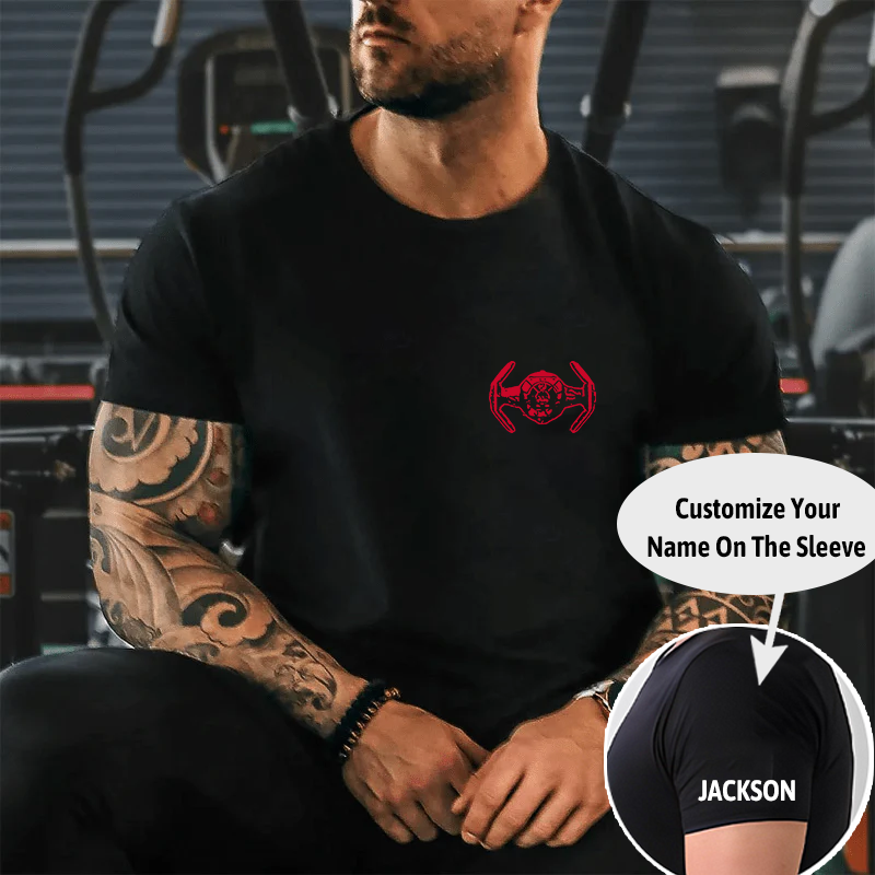 Maturelion Men's T-shirt Evil Cannot Be Bargained With Cotton T-shirt