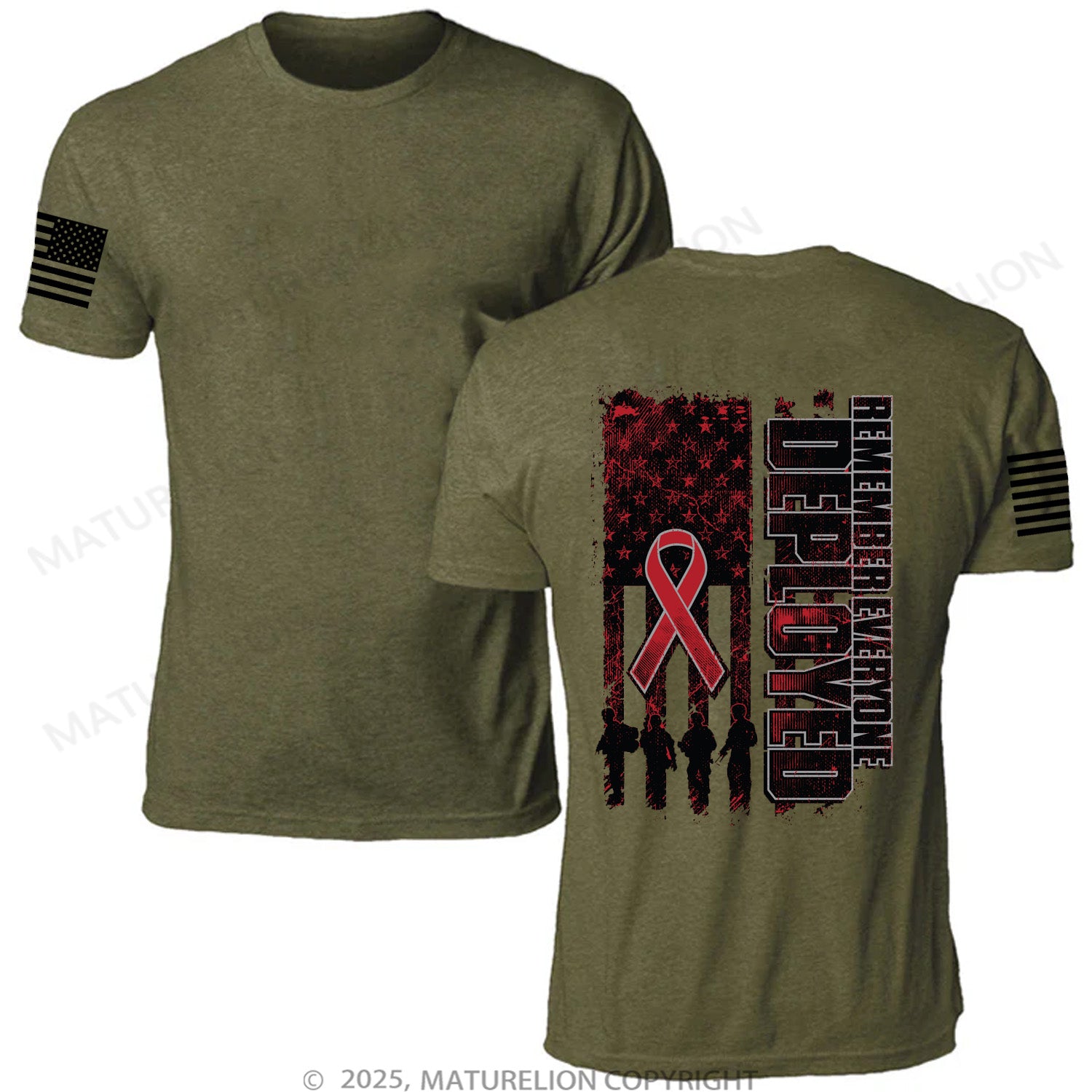 Maturelion Unisex T-Shirt R.E.D. Friday Stand With Them Memorial T-shirt