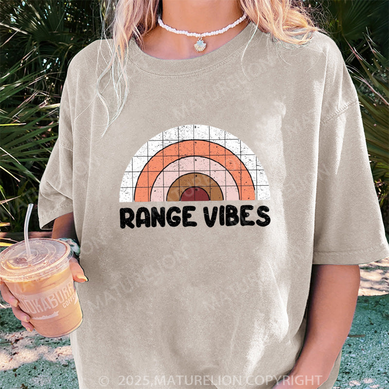 Maturelion Women's T-shirt Range Vibes  DTG Washed T-shirt