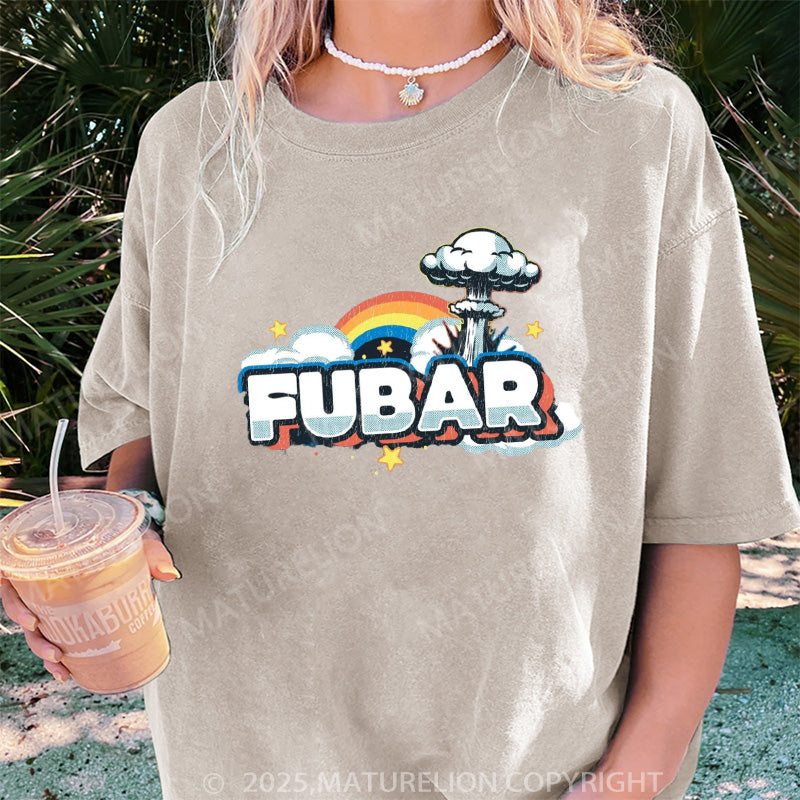 Maturelion Women's T-shirt FUBAR  DTG Washed T-shirt