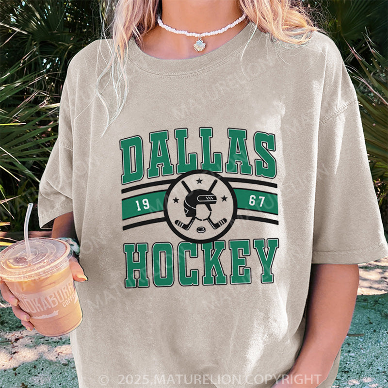 Maturelion Women's T-shirt Dallas Star DTG Washed T-shirt