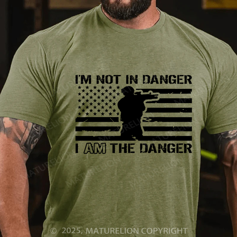 Maturelion Men's T-shirt I AM the Danger Classic Cotton T-shirt