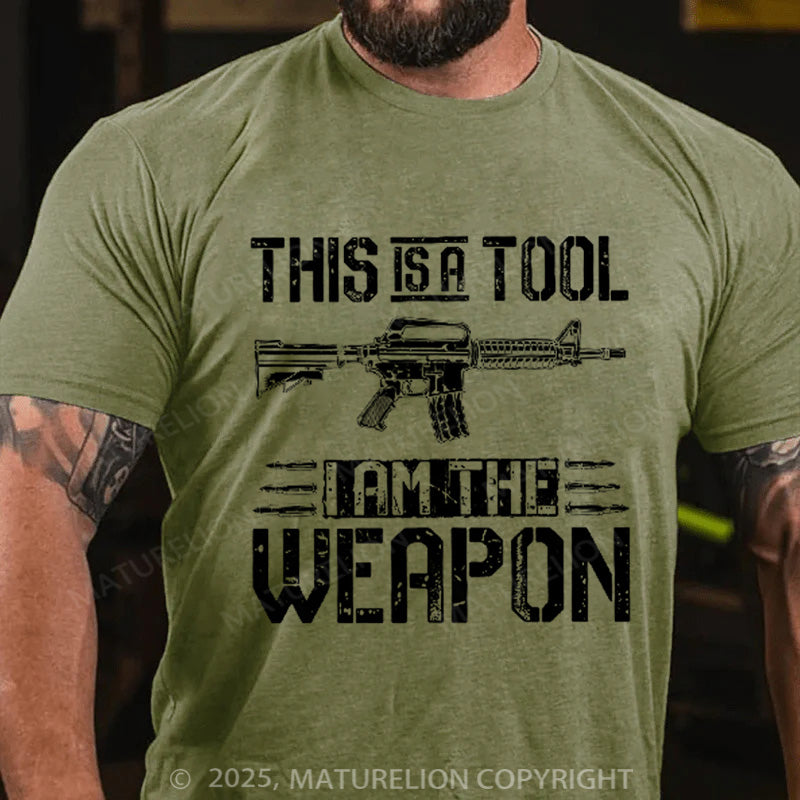 Maturelion Men's T-shirt 2nd Amendment Cotton T-shirt