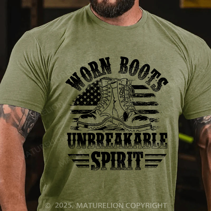 Maturelion Men's T-shirt Unbreakable Spirit Cotton T-shirt
