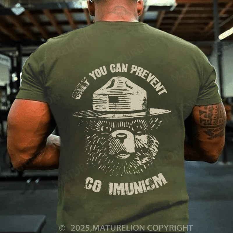 Maturelion Men's T-Shirt Only You Can Prevent Communism Cotton?T-Shirt