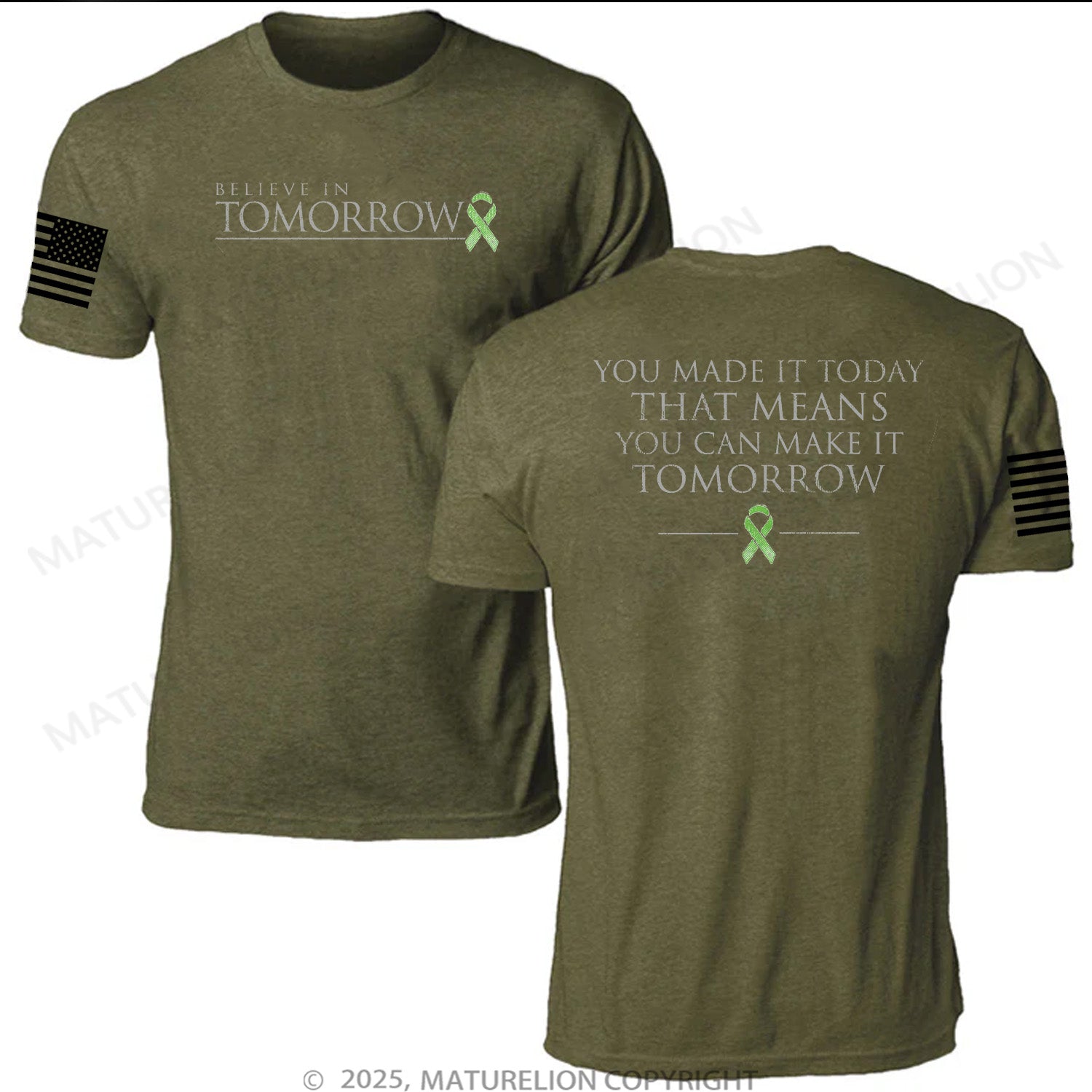 Maturelion Unisex T-Shirt Believe In Tomorrow Memorial T-shirt
