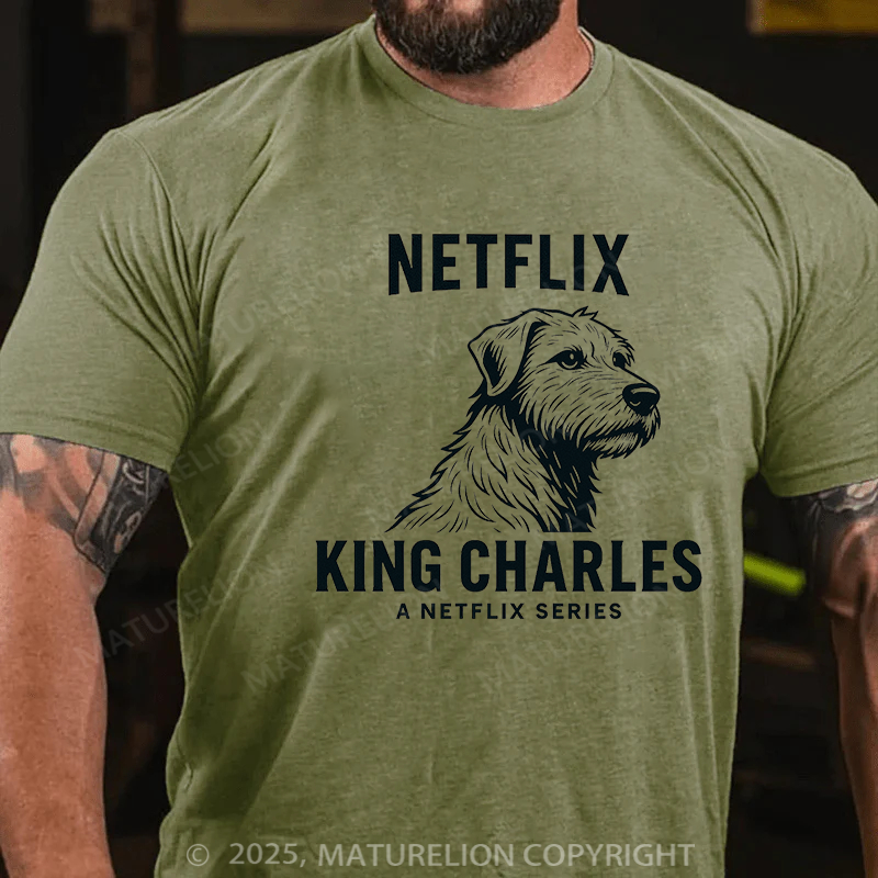 Maturelion Men's T-shirt KING CHARLES Cotton T-shirt