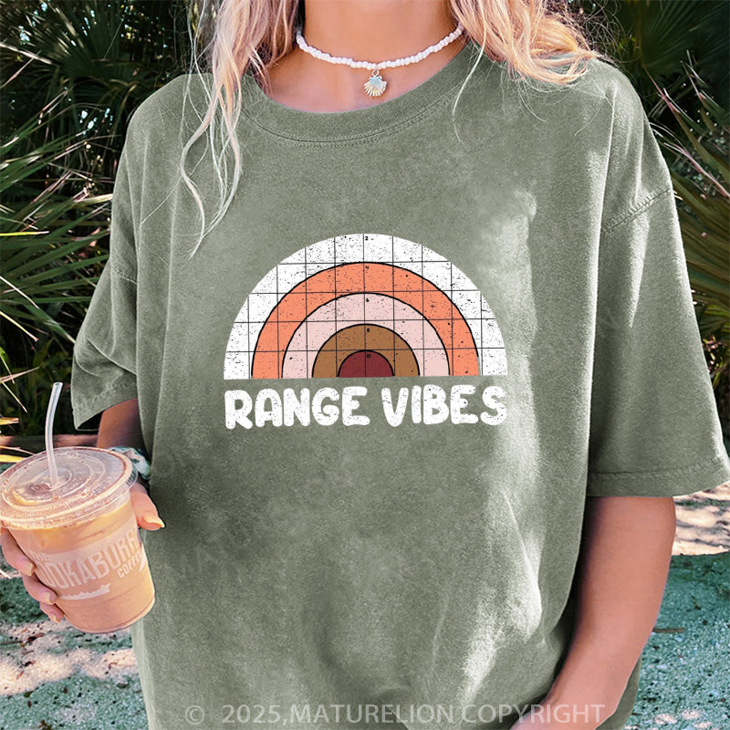 Maturelion Women's T-shirt Range Vibes  DTG Washed T-shirt