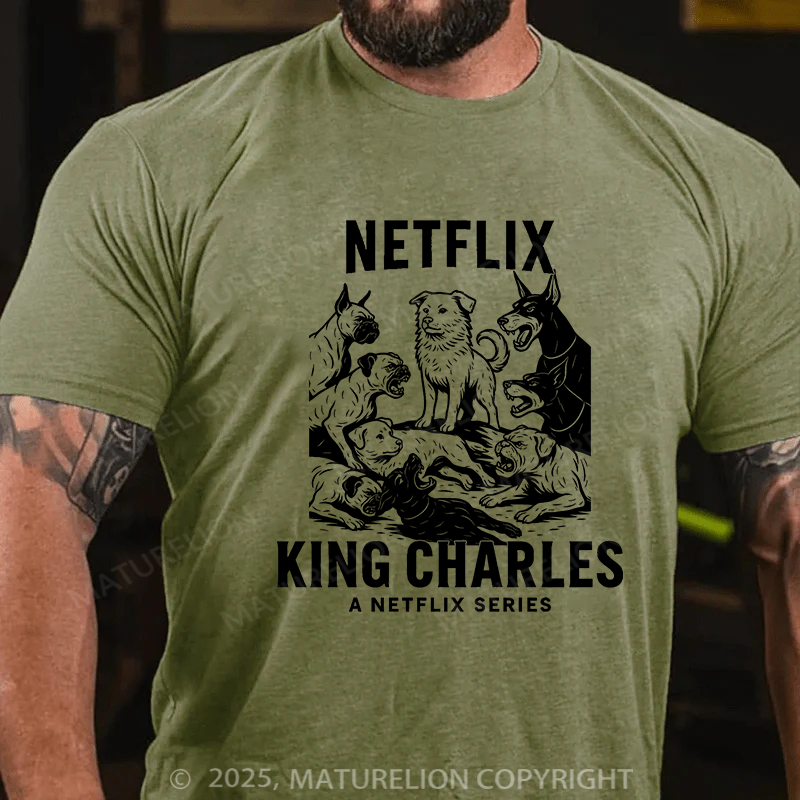 Maturelion Men's T-shirt KING CHARLES Cotton T-shirt