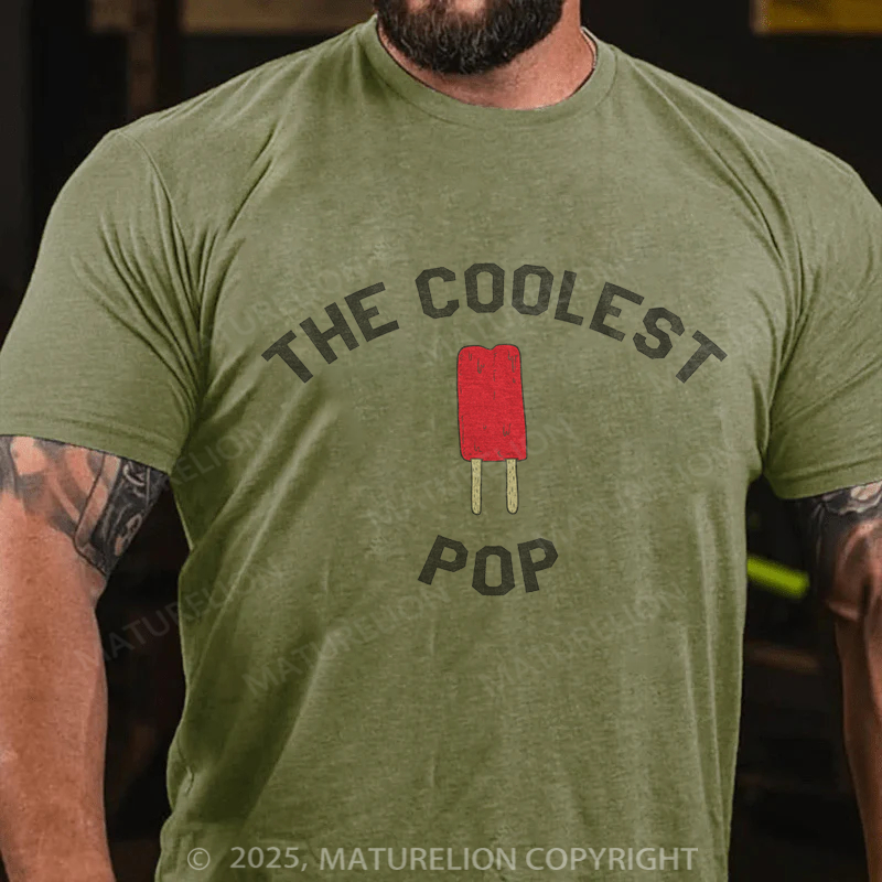 Maturelion Men's T-shirt The Coolest Pop Father's Day T-shirt