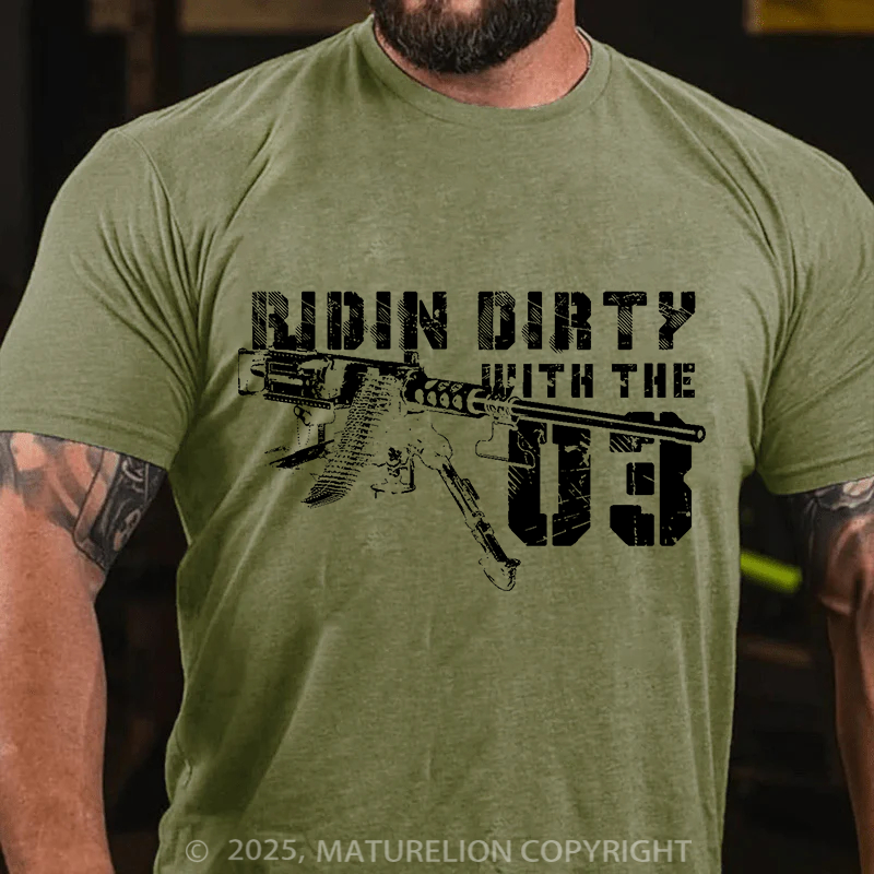 Maturelion Men's T-Shirt Ridin' Dirty with the '03 Cotton T-Shirt