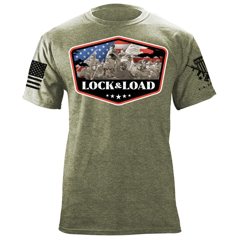 Maturelion Men's T-shirt Lock Load Delaware Cotton T-shirt