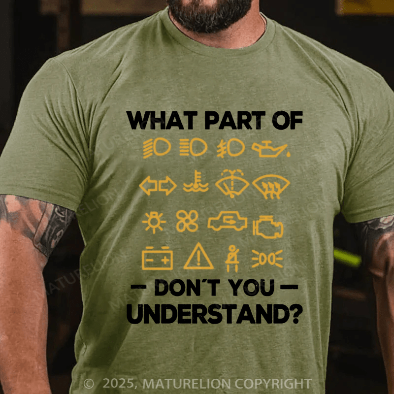 Maturelion Men's T-shirt Auto Mechanic Sayings Cotton T-shirt