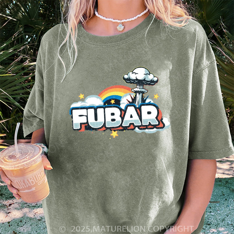 Maturelion Women's T-shirt FUBAR  DTG Washed T-shirt