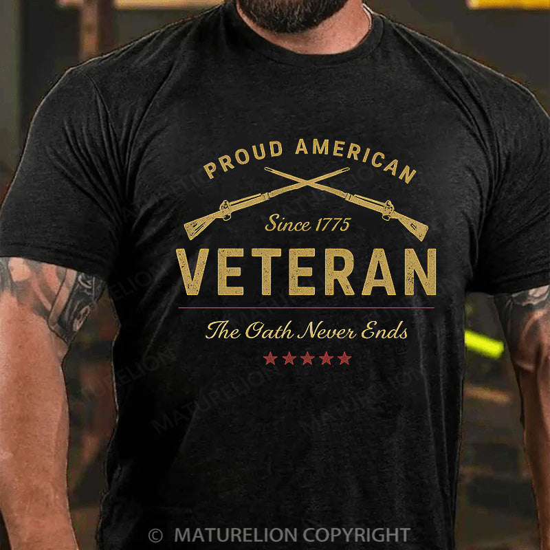 Maturelion Men's T-shirt The Oath Never Ends Cotton T-shirt