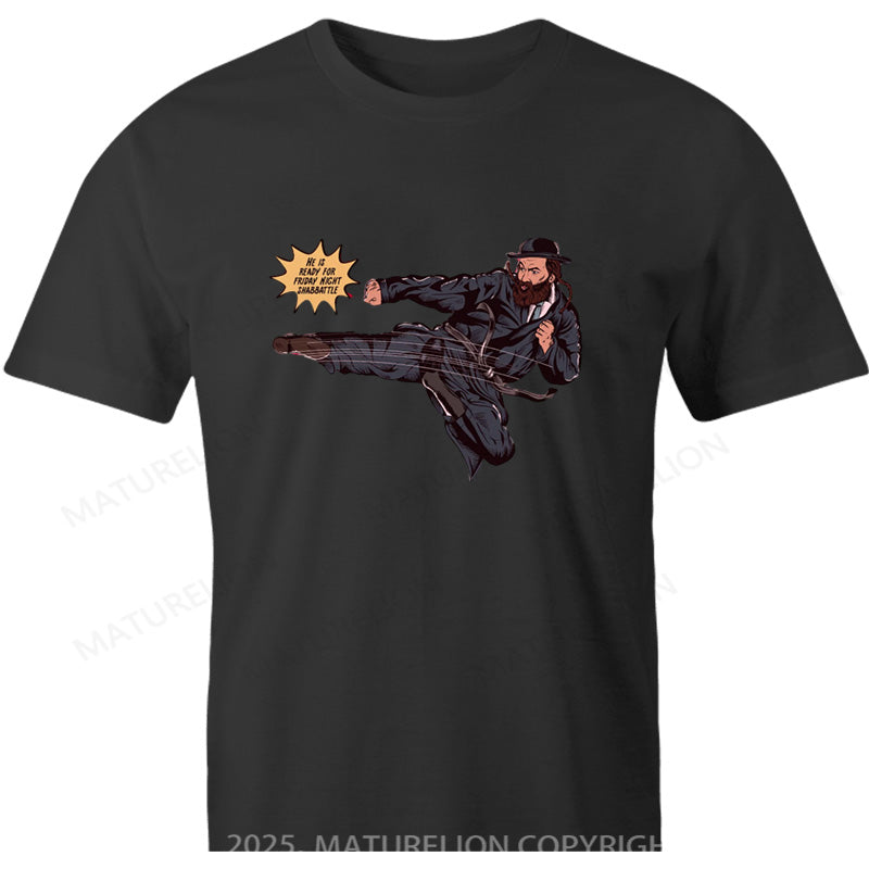 Maturelion British T-shirt Jew-Jitsu Cotton T-shirt