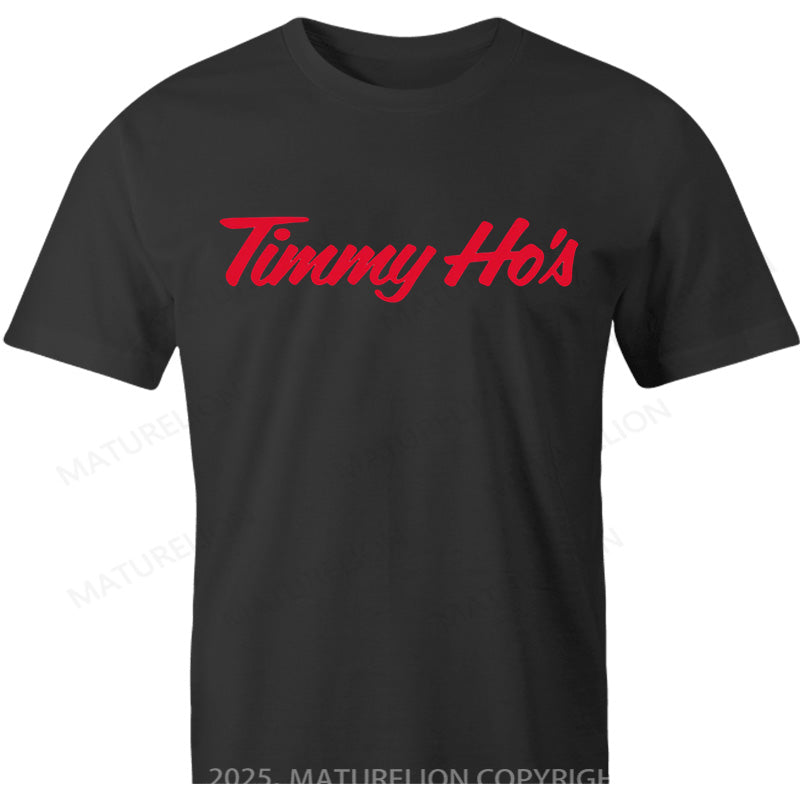 Maturelion Canadian T-Shirt Timmy Ho's Cotton T-shirt