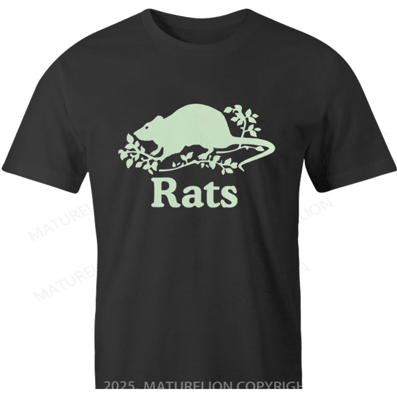 Maturelion Canadian T-Shirt Rats Canada Cotton T-shirt