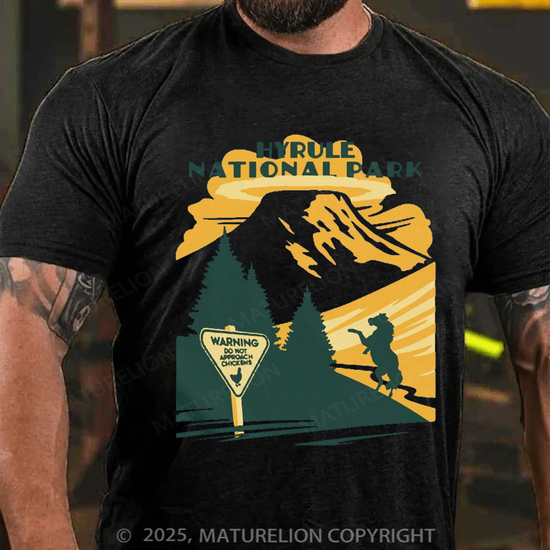 Maturelion Men's T-shirt Hyrule National Park Father's Day T-shirt