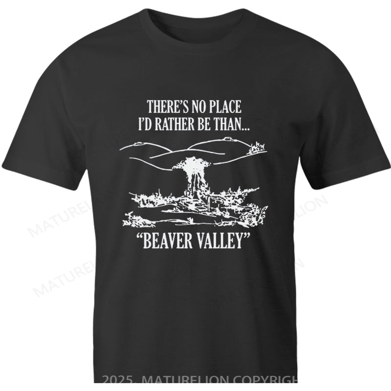Maturelion Canadian T-Shirt Beaver Valley Cotton T-shirt