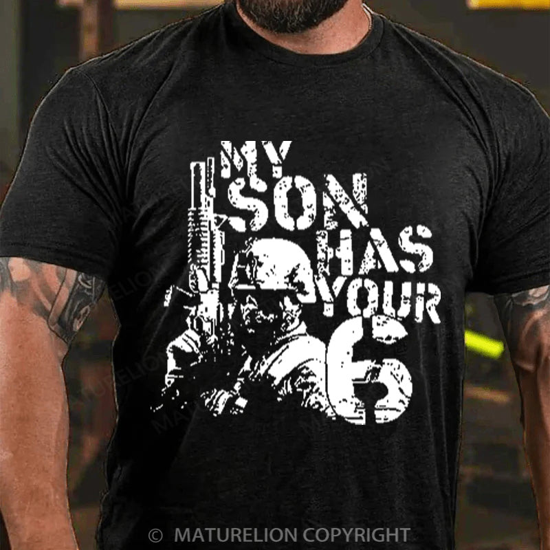 Maturelion Men's T-shirt Son 6 Cotton T-shirt