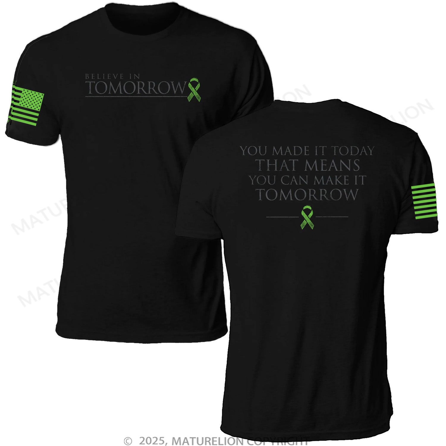 Maturelion Unisex T-Shirt Believe In Tomorrow Memorial T-shirt
