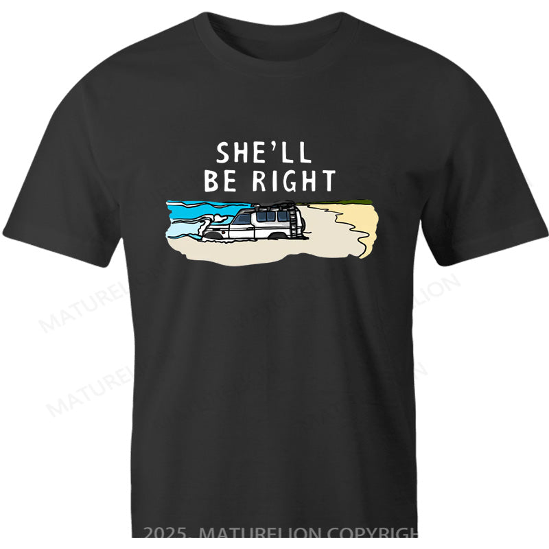 Maturelion Australia T-shirt She'll Be Right Cotton T-shirt