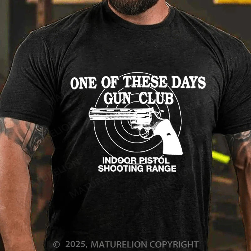 Maturelion Men's T-shirt One Of These Days Cotton T-shirt