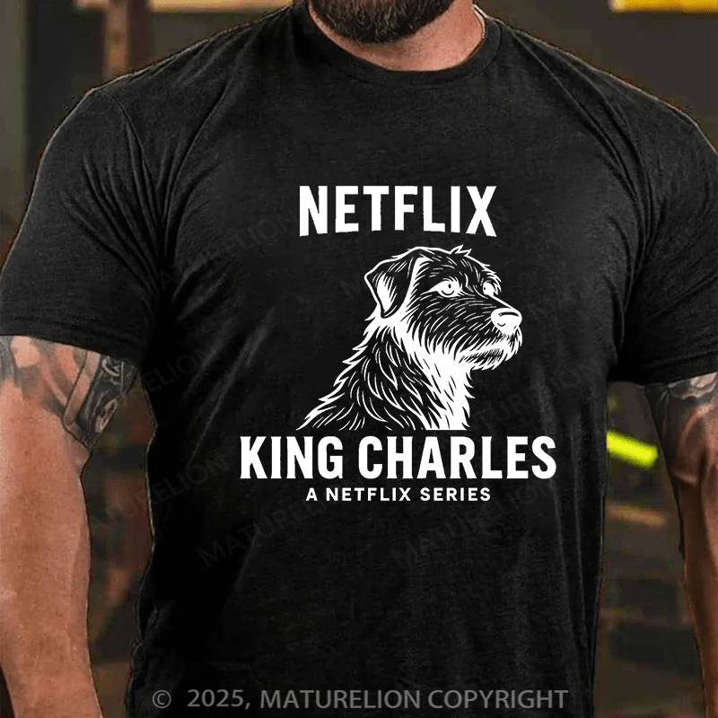 Maturelion Men's T-shirt KING CHARLES Cotton T-shirt