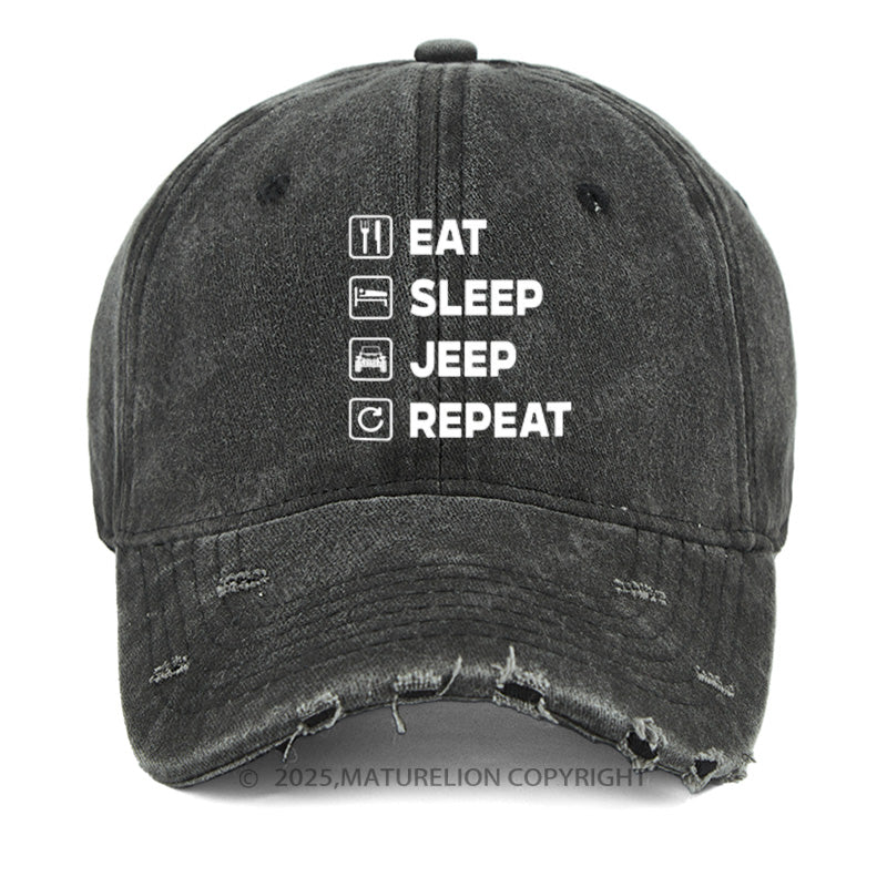 Maturelion Jeep Washed Vintage Cap