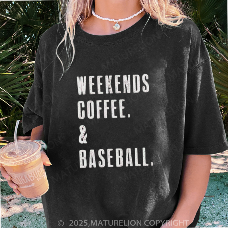 Maturelion Women's T-shirt Sweatshirts with Sayings DTG Washed T-shirt