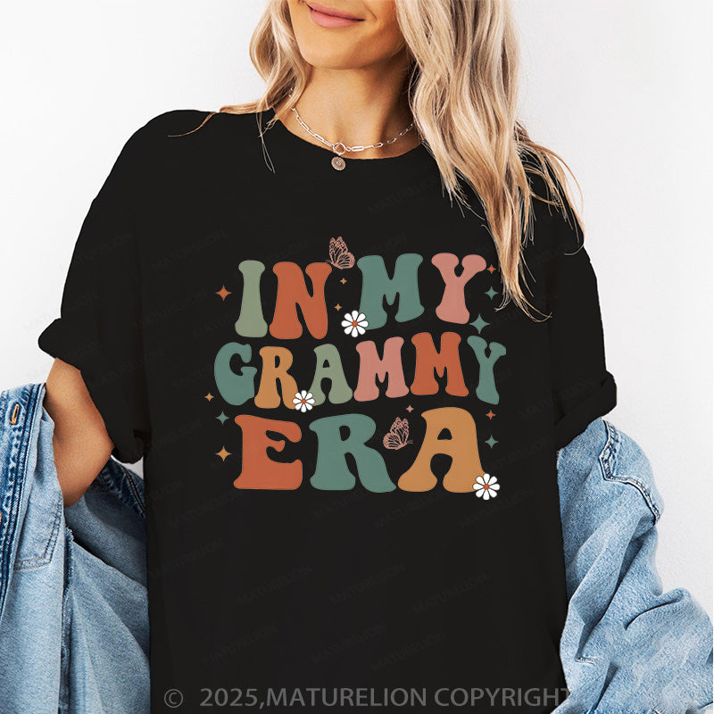 Maturelion Women's T-shirt In My Grammy Era Cotton T-shirt