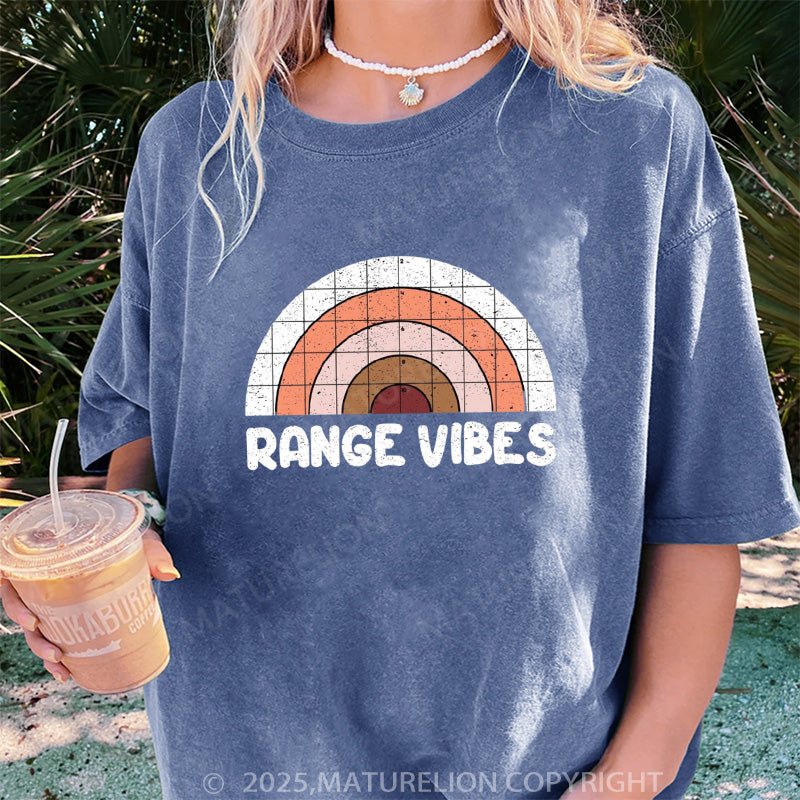 Maturelion Women's T-shirt Range Vibes  DTG Washed T-shirt