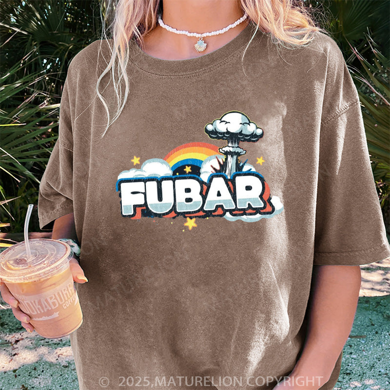 Maturelion Women's T-shirt FUBAR  DTG Washed T-shirt