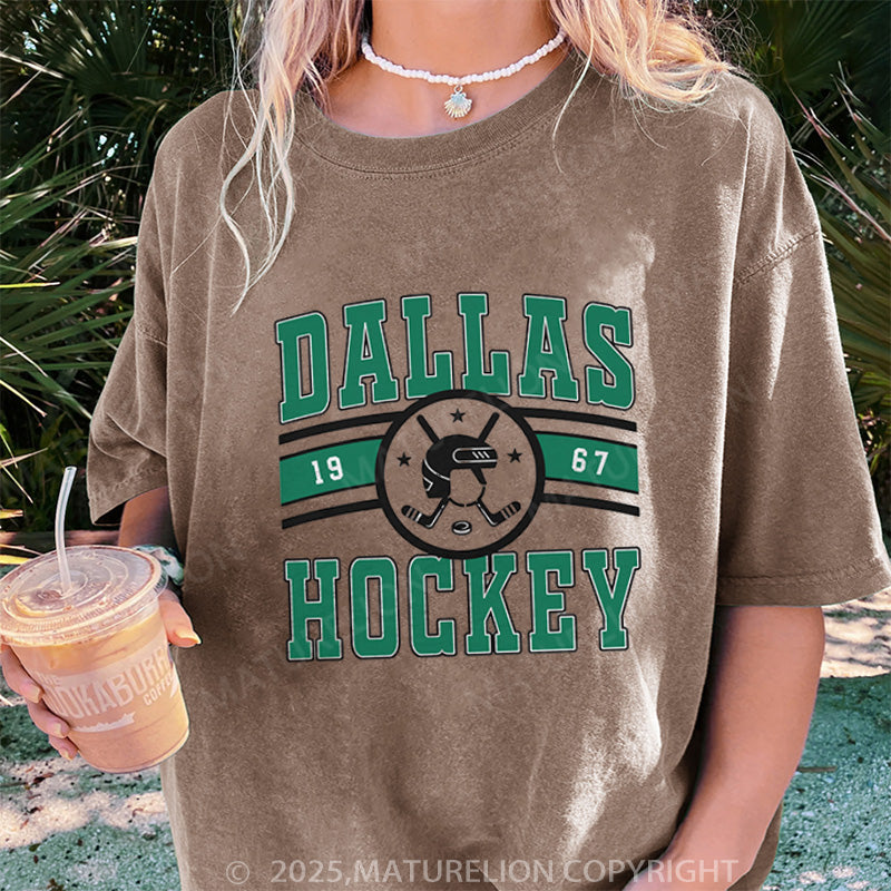 Maturelion Women's T-shirt Dallas Star DTG Washed T-shirt