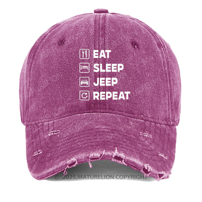 Maturelion Jeep Washed Vintage Cap