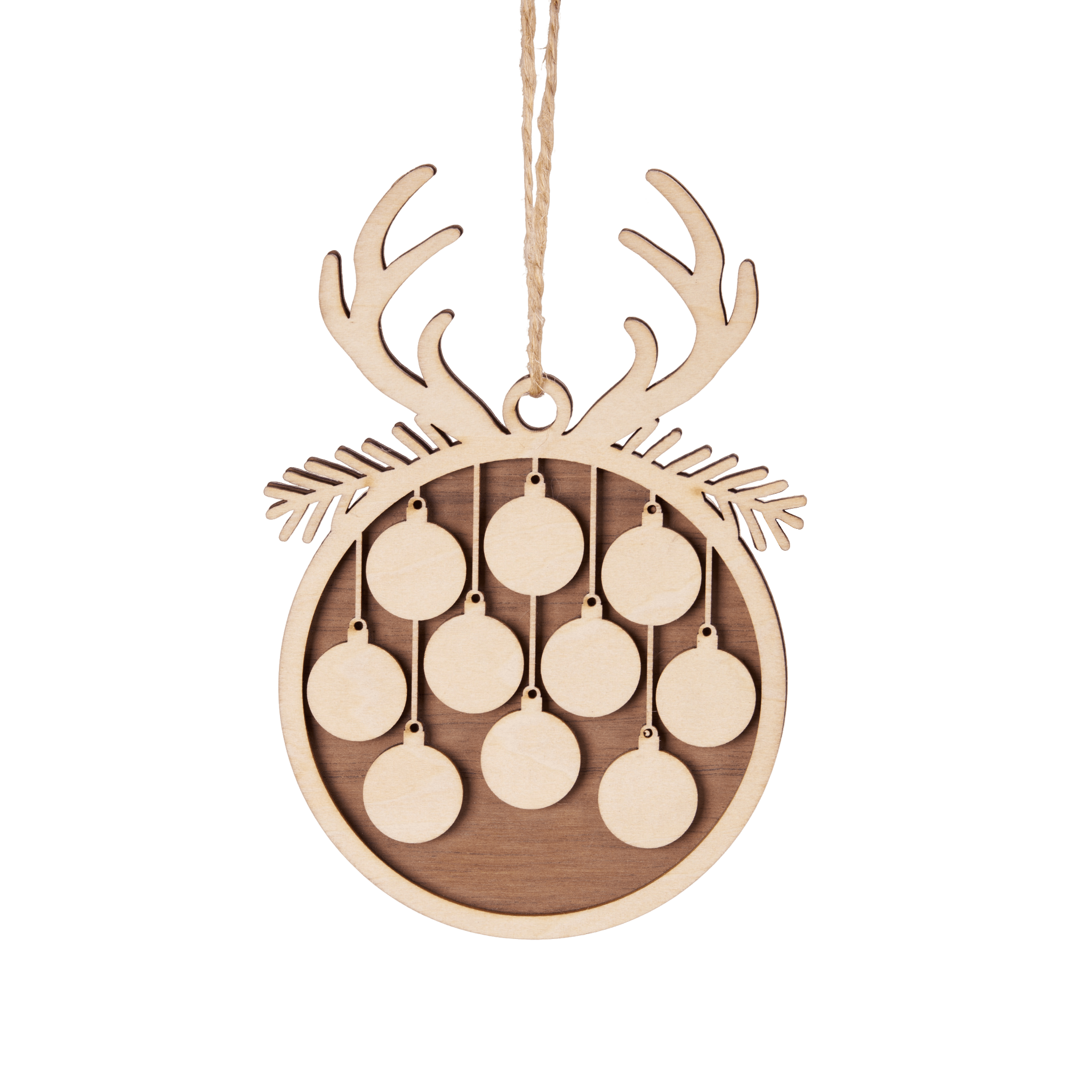 Maturelion Customize 1-10 Names Christmas tree decoration Laser Engraved Names