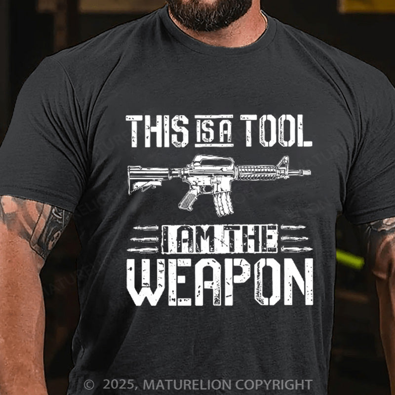 Maturelion Men's T-shirt 2nd Amendment Cotton T-shirt