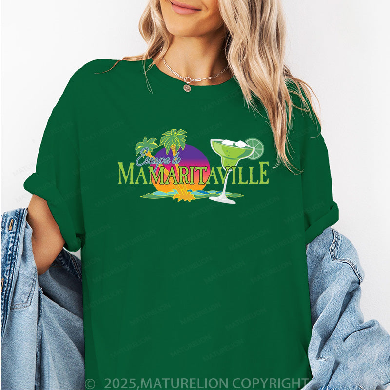 Maturelion Women's T-shirt Mamaritaville Cotton T-shirt